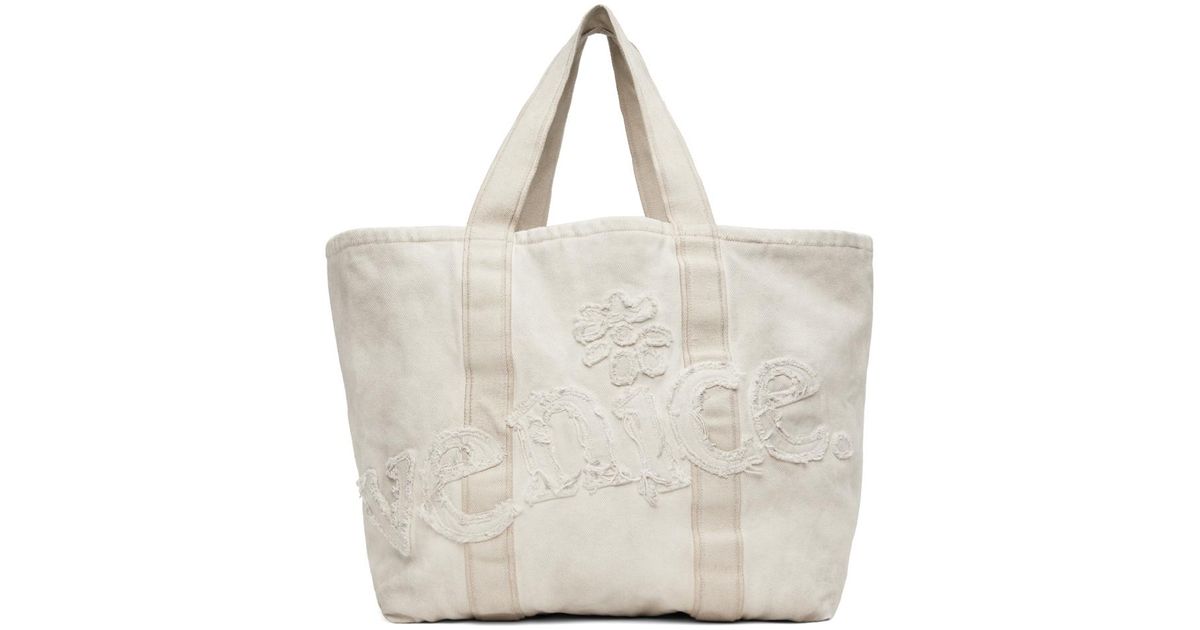 ERL Venice Tote in Natural for Men | Lyst UK