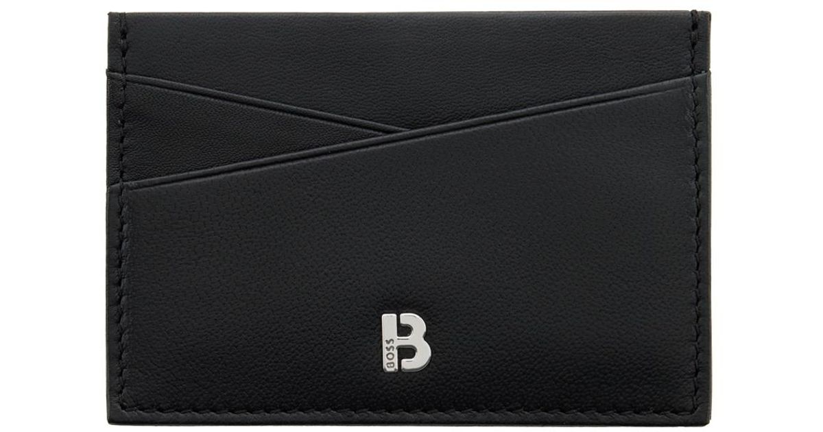 BOSS by HUGO BOSS Metal B Card Holder in Black for Men Lyst UK