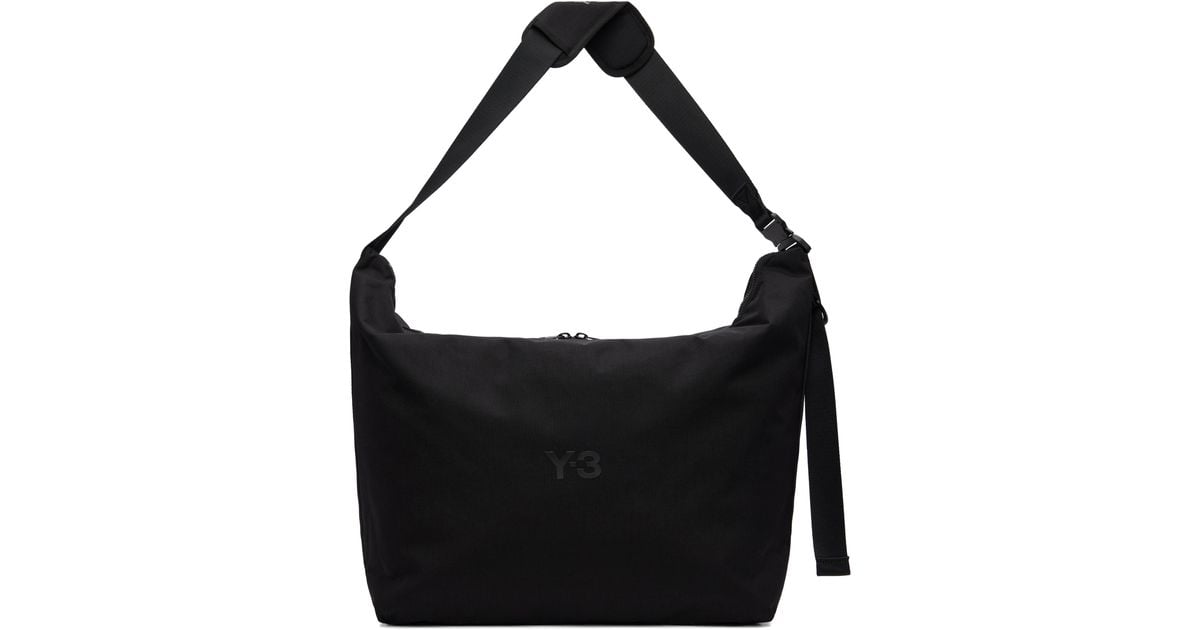 Y-3 Large Crossbody Bag in Black for Men | Lyst
