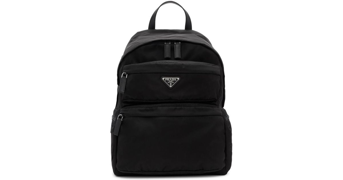 Prada Synthetic Black Montagna Backpack 
