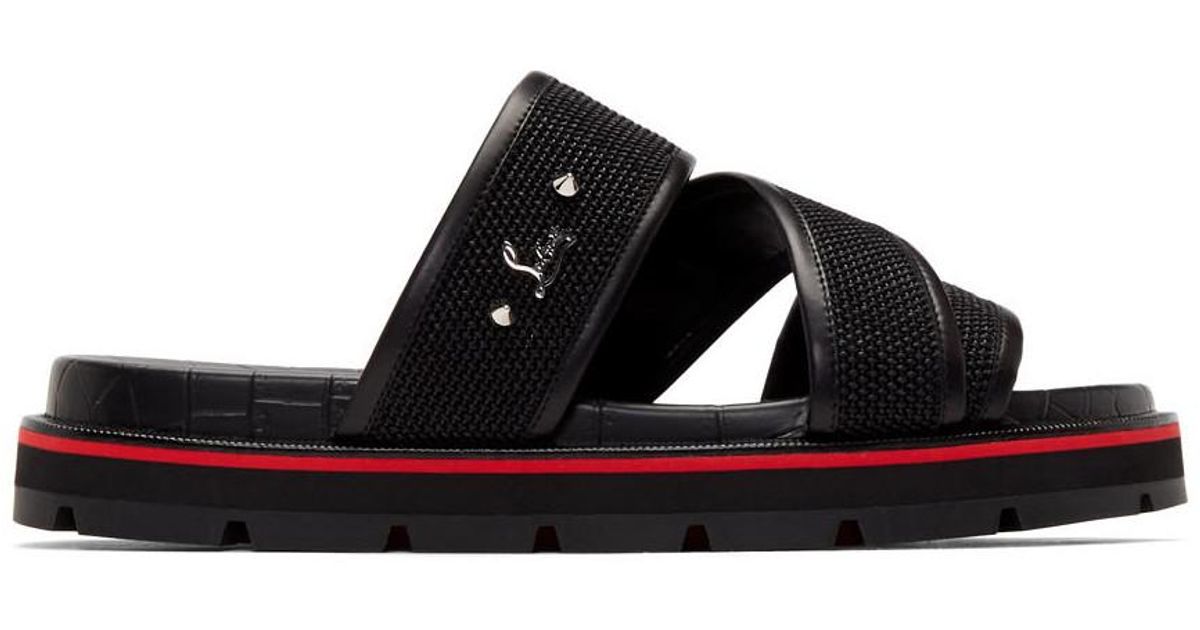 christian louboutin sliders