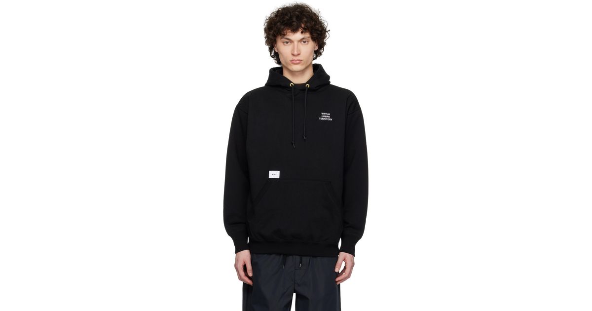 WTAPS Wut Hoodie in Black for Men | Lyst