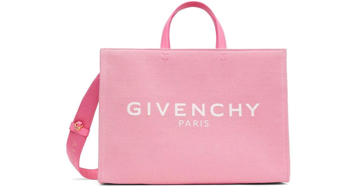 Givenchy Pink Medium G Tote Lyst Canada