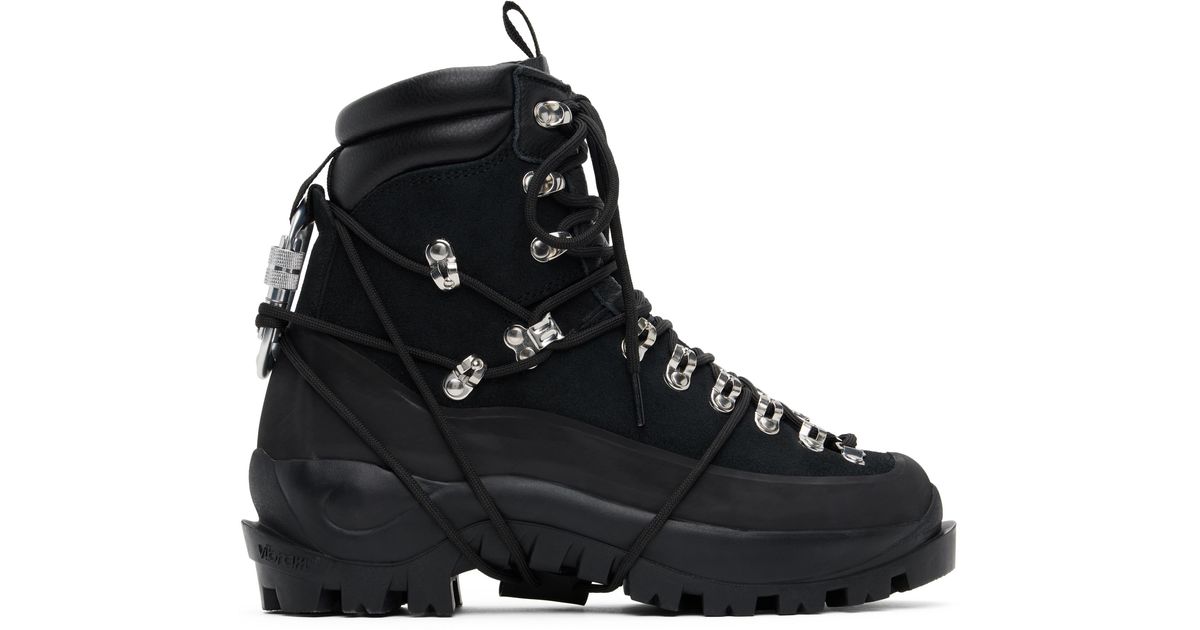靴 HELIOT EMIL Hiking boots HELIOT EMIL: Black Low Hiking Boots | SSENSE