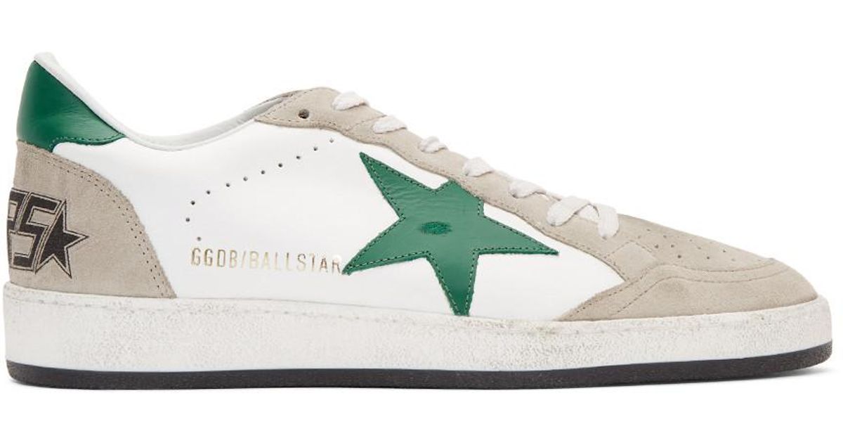 golden goose ball star green