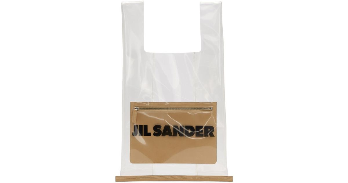 jil sander plastic bag