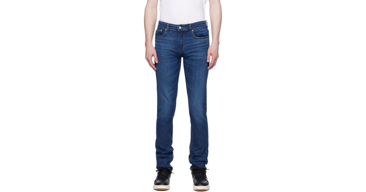 Lacoste Blue Slim Fit Jeans for Men | Lyst