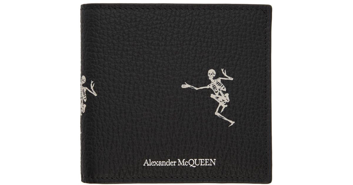 alexander mcqueen skeleton wallet
