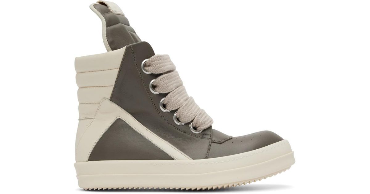rick owens jumbo lace sneakers