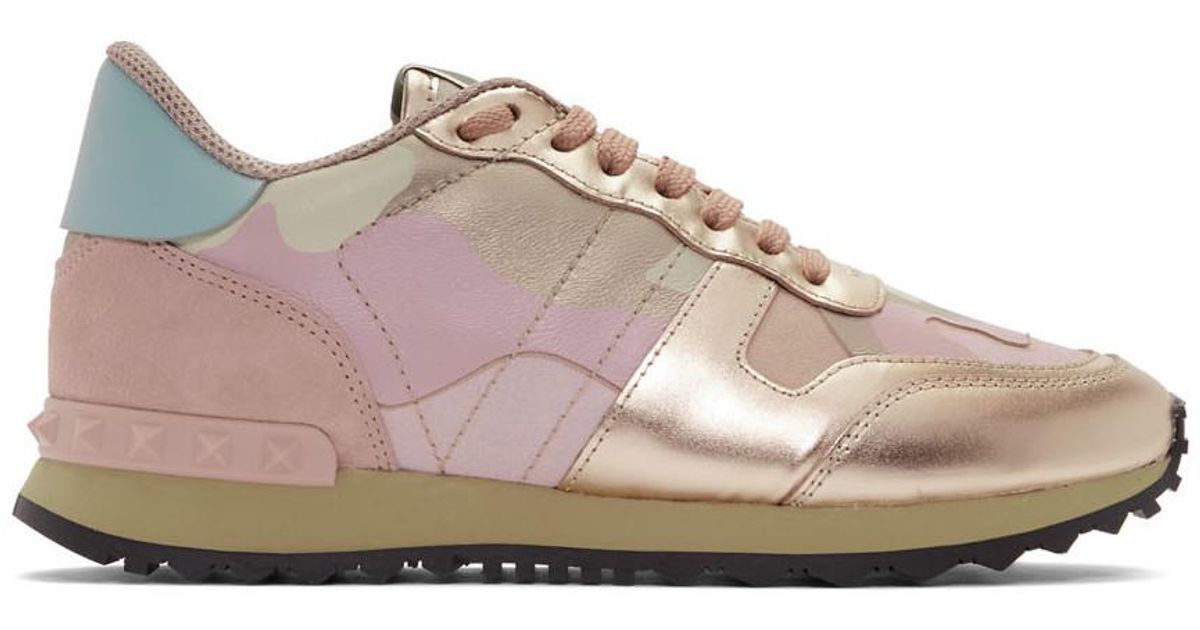 pink valentino sneakers