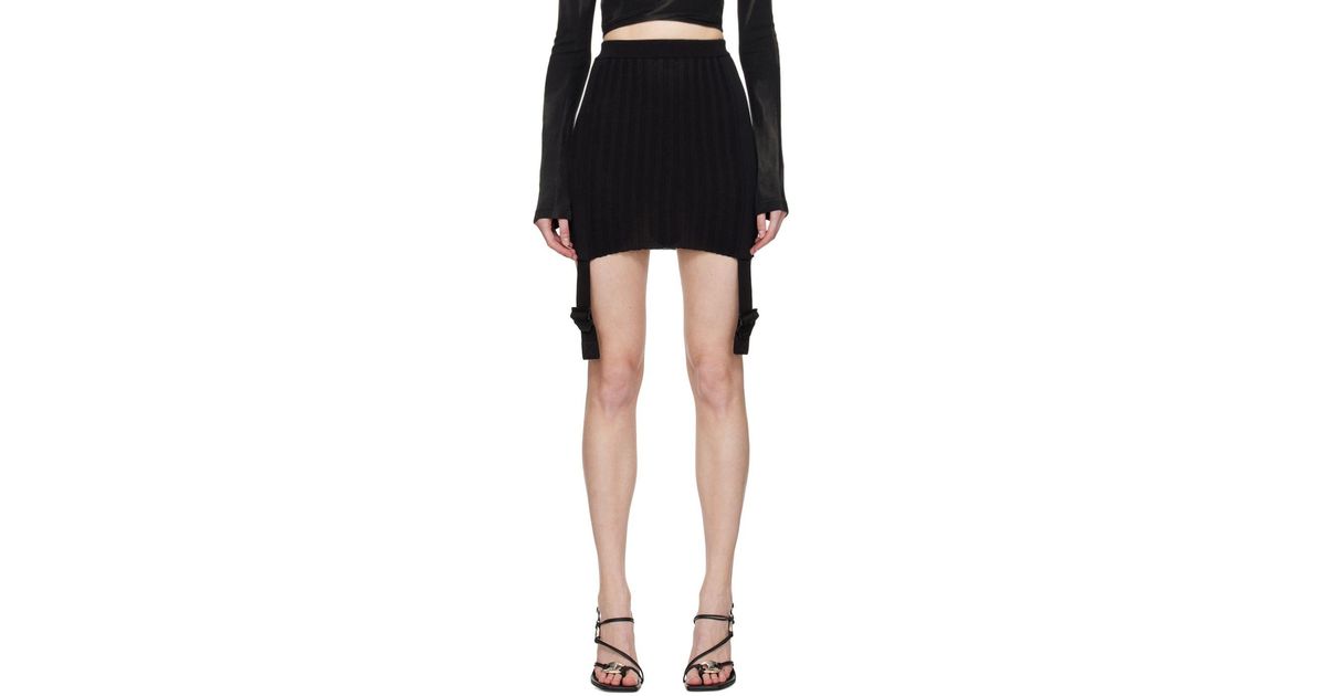 Dion Lee Utility Miniskirt in Black | Lyst