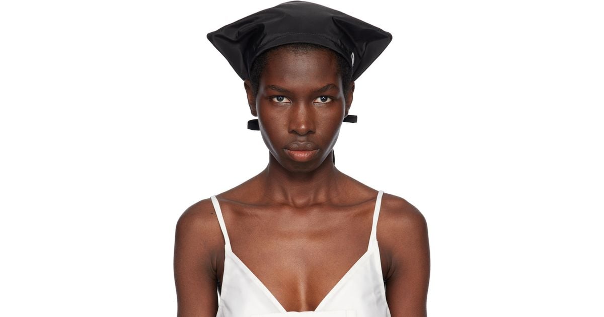 【関税込み】Sandy Liang ブラック Acute Bandana ヘアバンド ACUTE BANDANA HEADBAND IN BLACK – SANDY LIANG