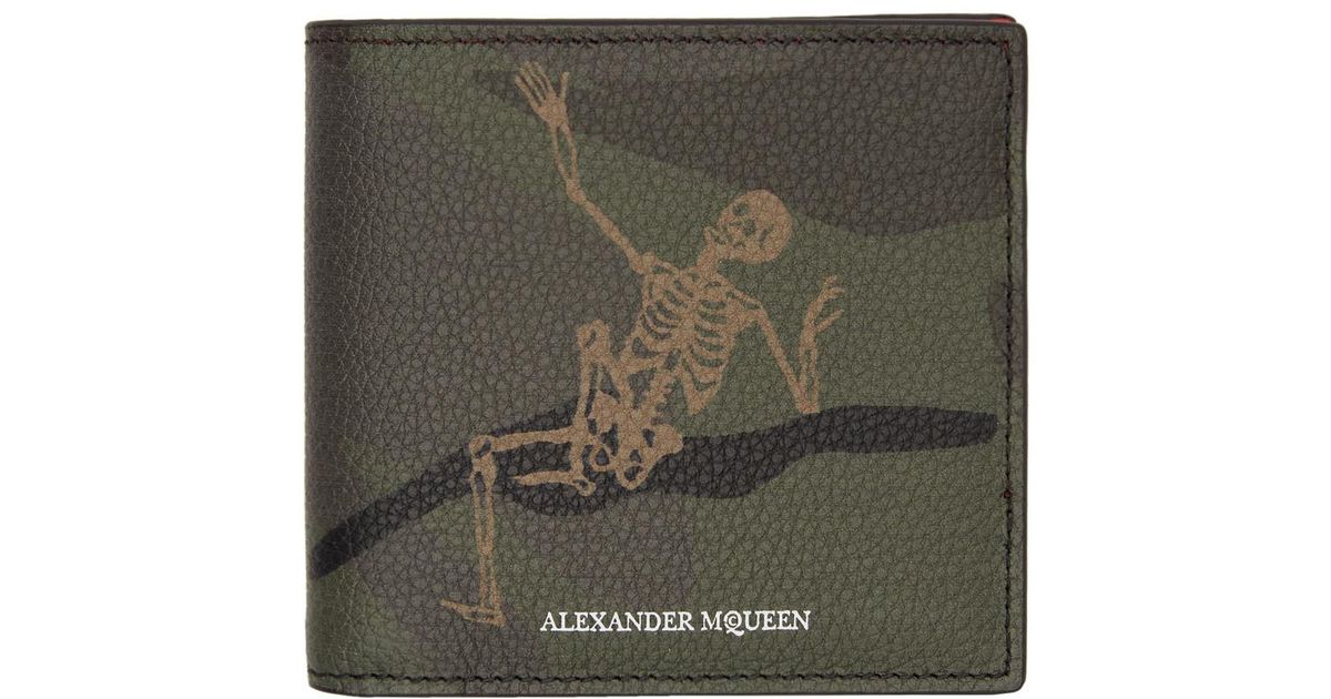 alexander mcqueen dancing skeleton wallet