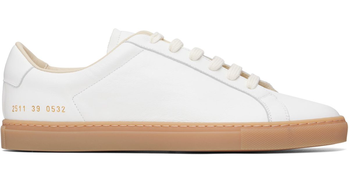 Common Projects Achilles Low Profile Sneakers in Black for Men | Lyst ...
