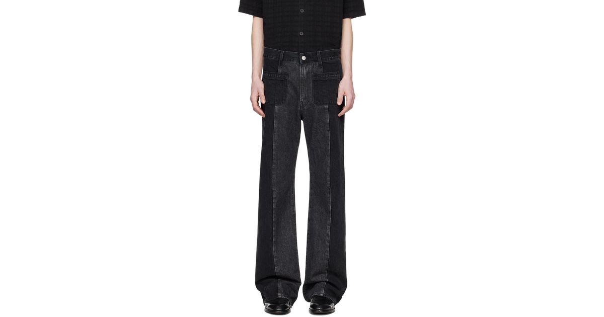 メンズ sunflower フレアジーンズ ブラック Lyst