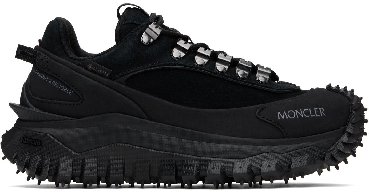 【関税込み】Moncler ブラック Trailgrip Lite3 スニーカー Black Trailgrip Lite3 Nubuck & Suede Sneakers - Sneakers for