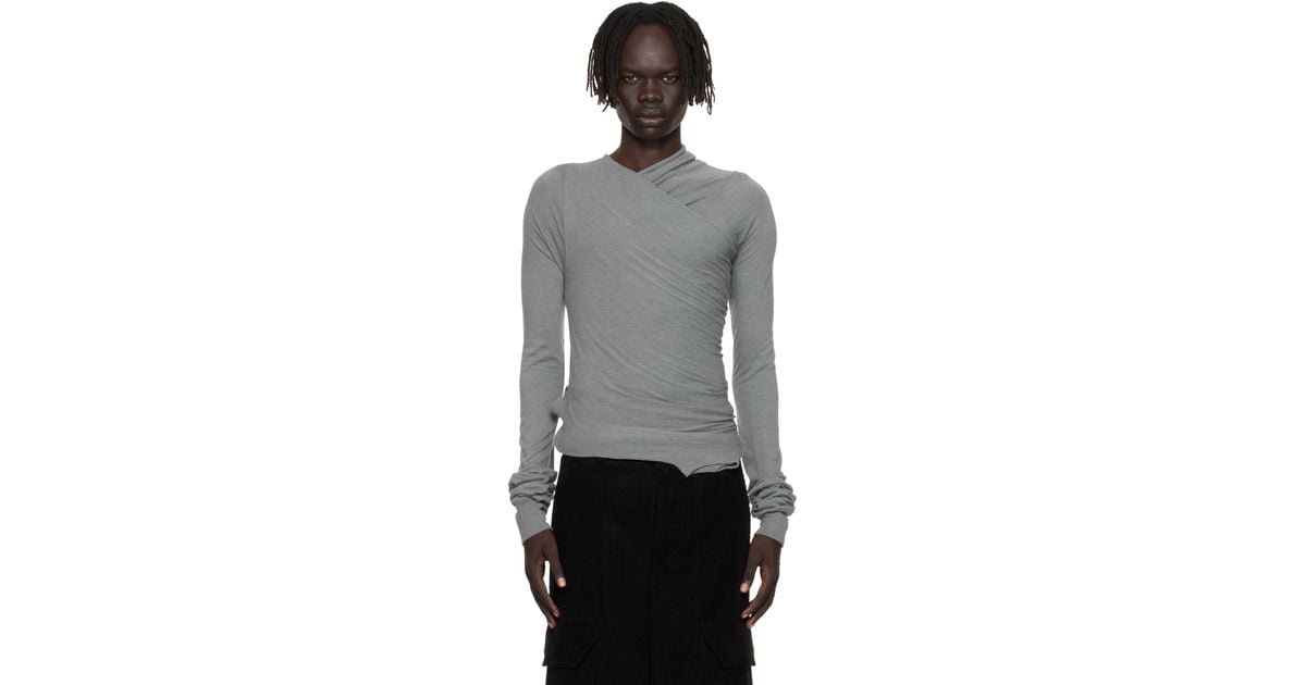 Rick Owens Concordians Hollywood Banana Ls T-Shirt in Black for 