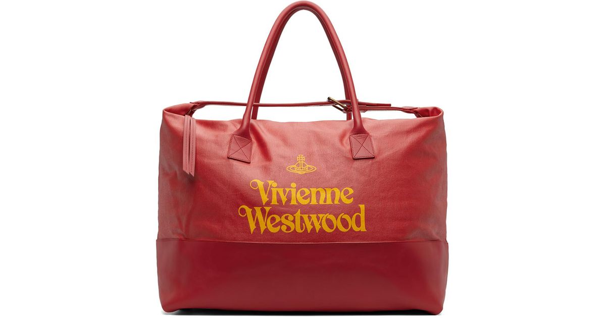 Vivienne Westwood Sid Weekender Duffle Bag in Red for Men Lyst UK