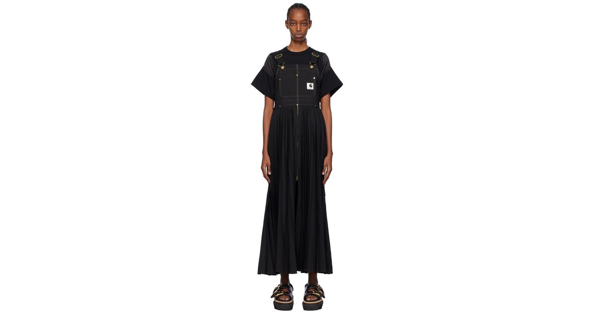 sacai サカイ Carhartt WIP プリーツマキシワンピース sacai サカイ Carhartt WIP プリーツマキシワンピース - メルカリ