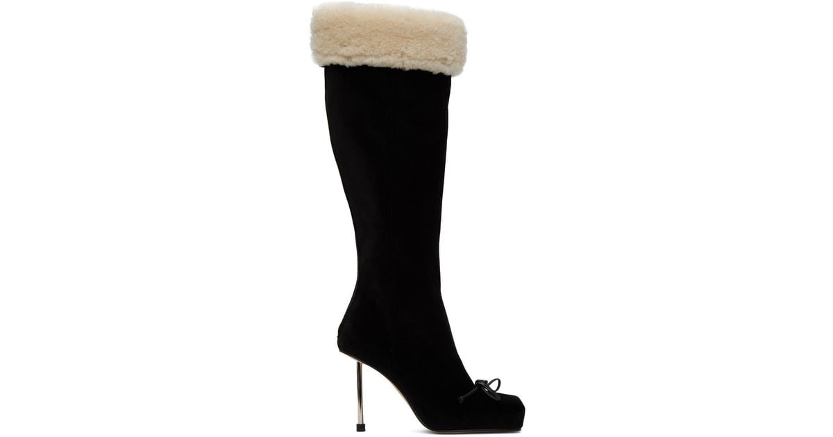 Jacquemus Black Guirlande 'les Bottes Pilou' Boots Lyst