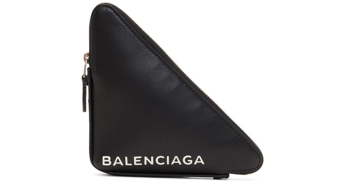balenciaga triangle pouch