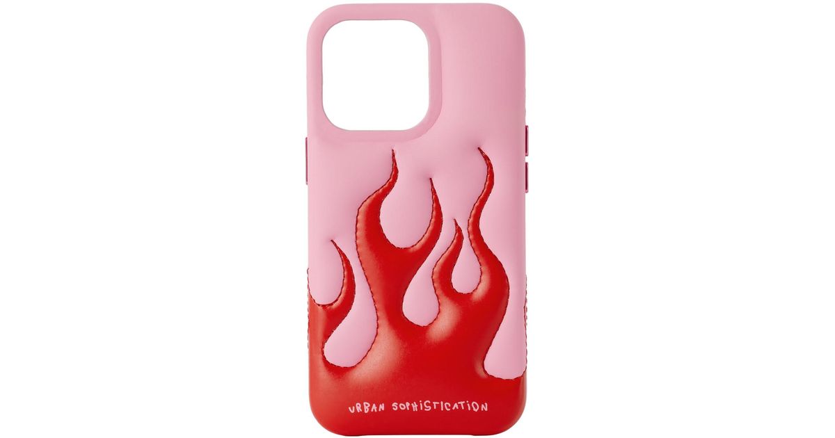 Urban Sophistication Ssense Exclusive Pink & Red 'the Flaming Dough