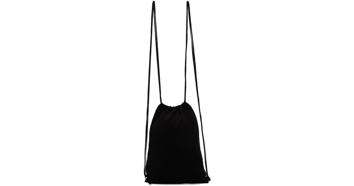 Low Classic Punching String Backpack in Black for Men Lyst