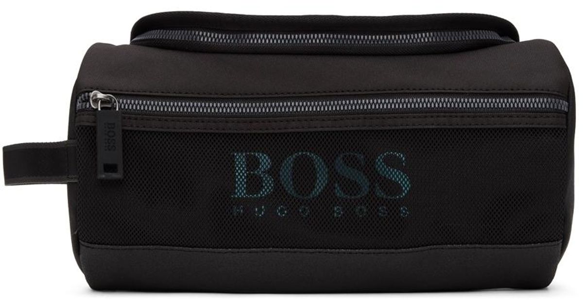 BOSS by HUGO BOSS Synthetic Black Evolution Wash Pouch for Men Lyst