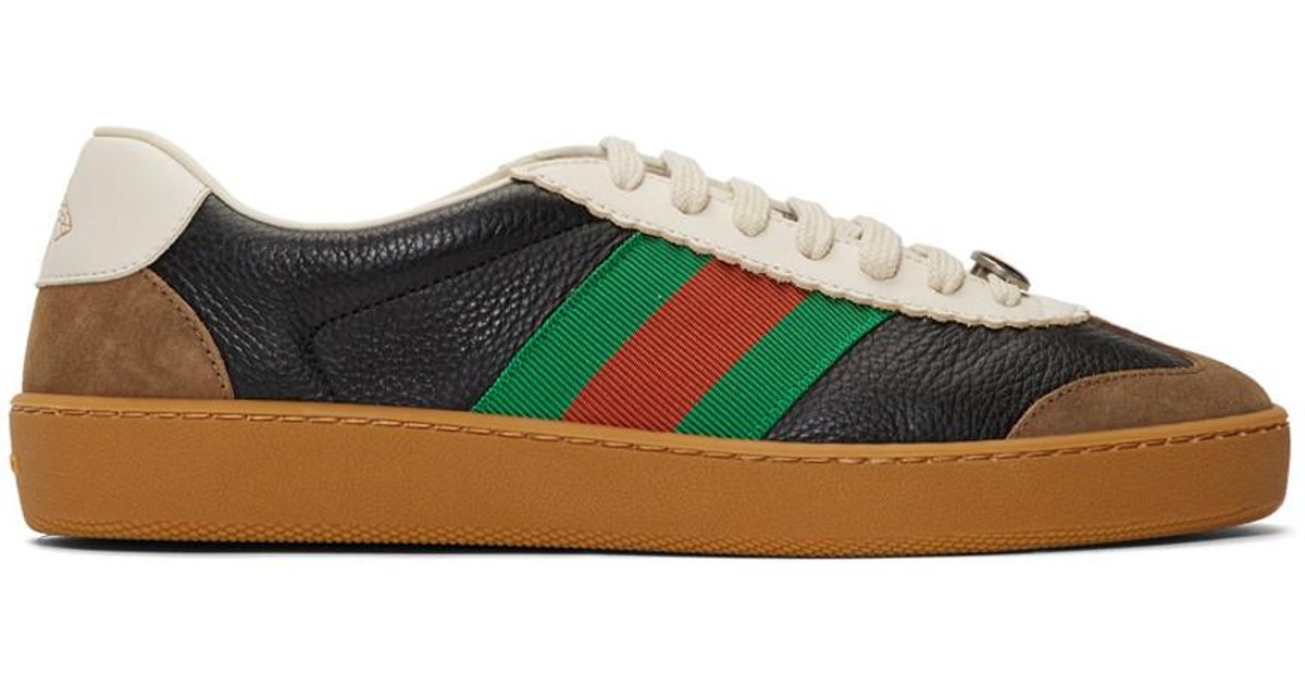 navy blue gucci trainers