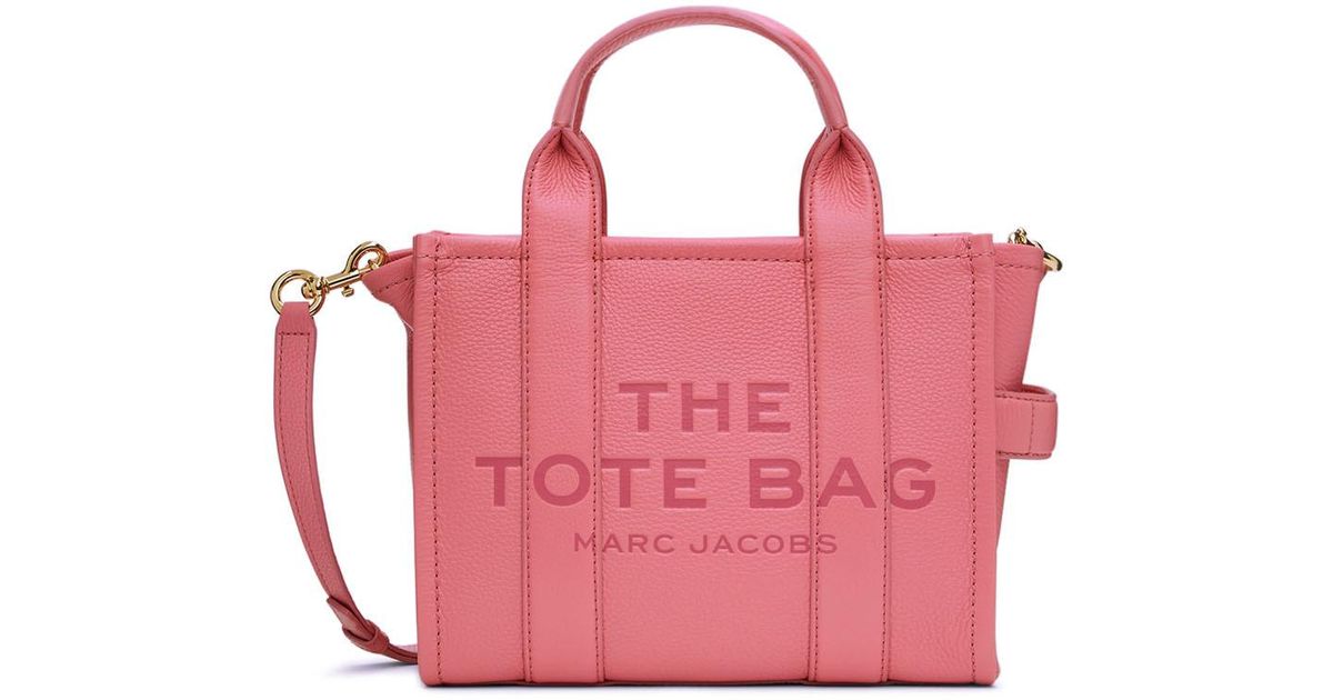 Marc Jacobs The Leather Mini Tote Bag Red