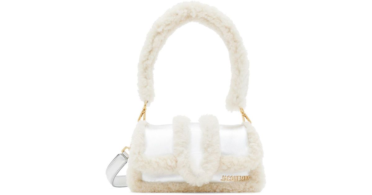 Jacquemus Silver Guirlande 'le Petit Bambimou' Bag in White | Lyst