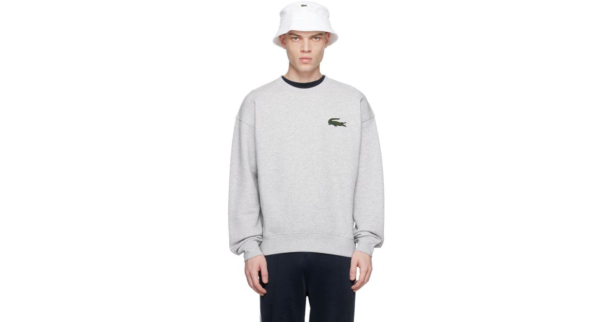 Lacoste clearance silver crocodile