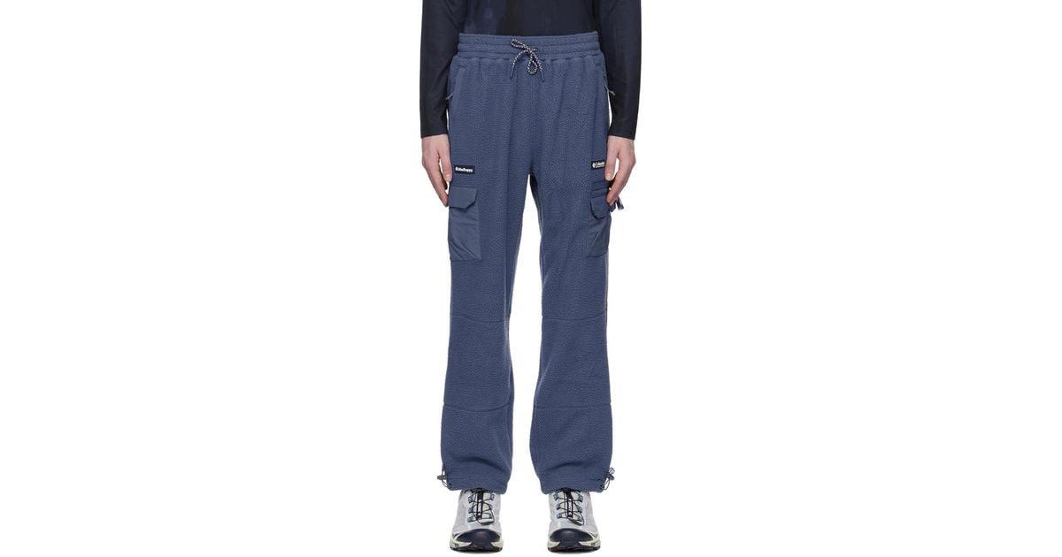 Blue Columbia Edition Cargo Pants by Madhappy on Sale