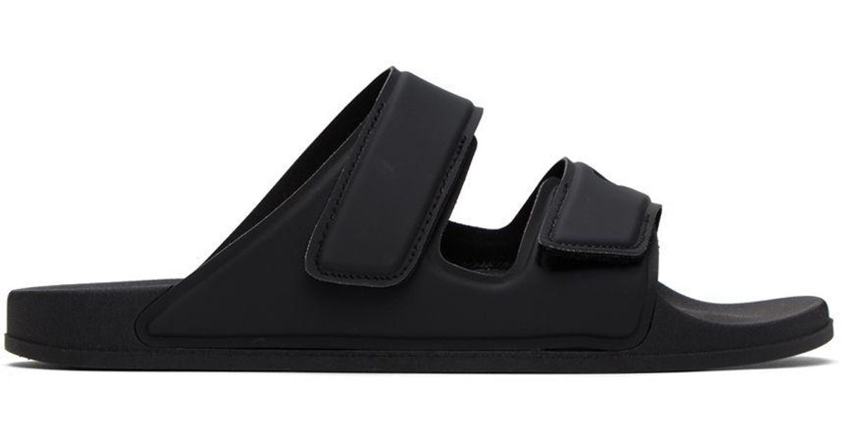 DIESEL Black Salax Sandals for Men Lyst