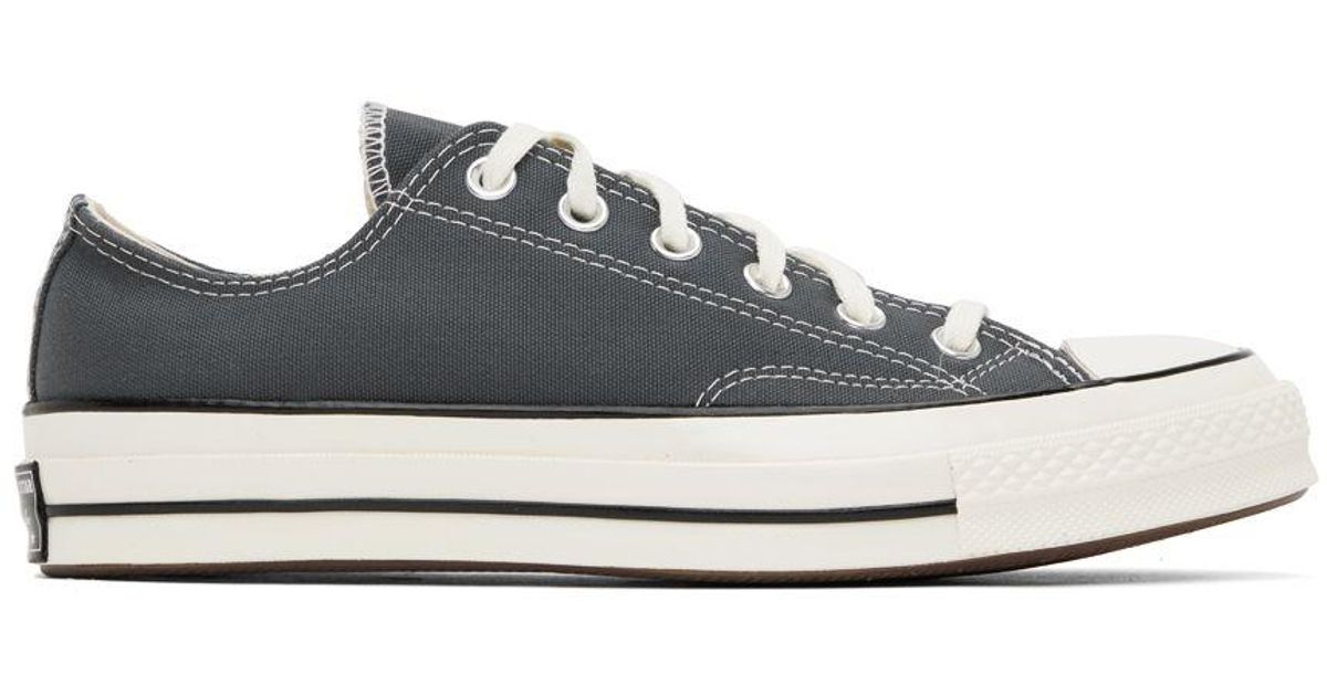 Converse Gray Chuck 70 Sneakers in Black | Lyst