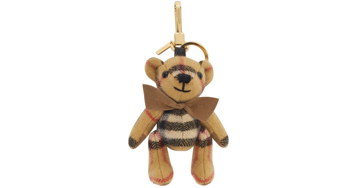 burberry teddy keychain