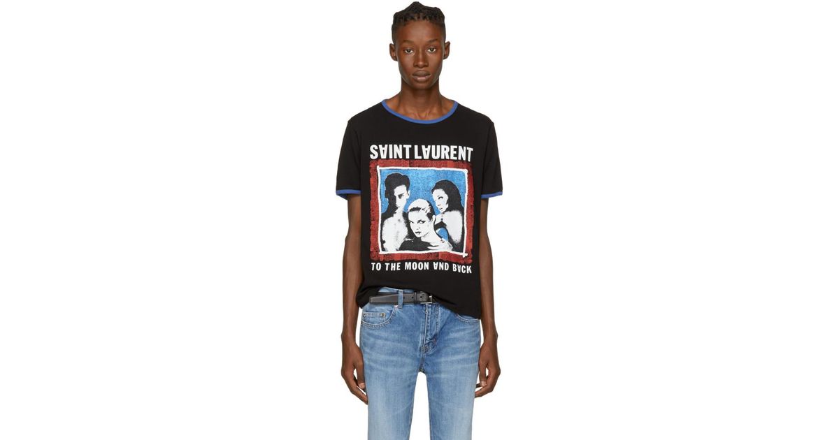 Saint laurent to the 2025 moon and back tee