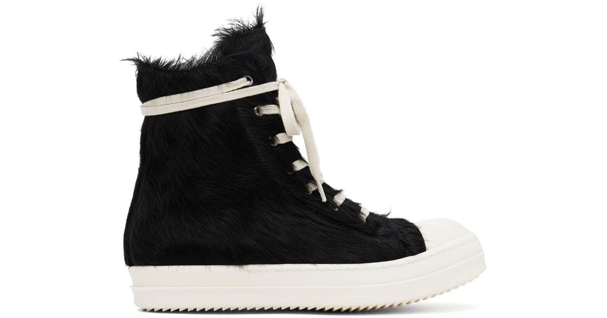 rick owens fur shoes