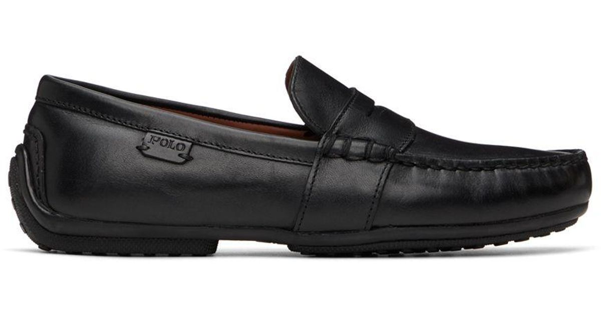 Polo Ralph Lauren Reynold Loafers in Black for Men | Lyst