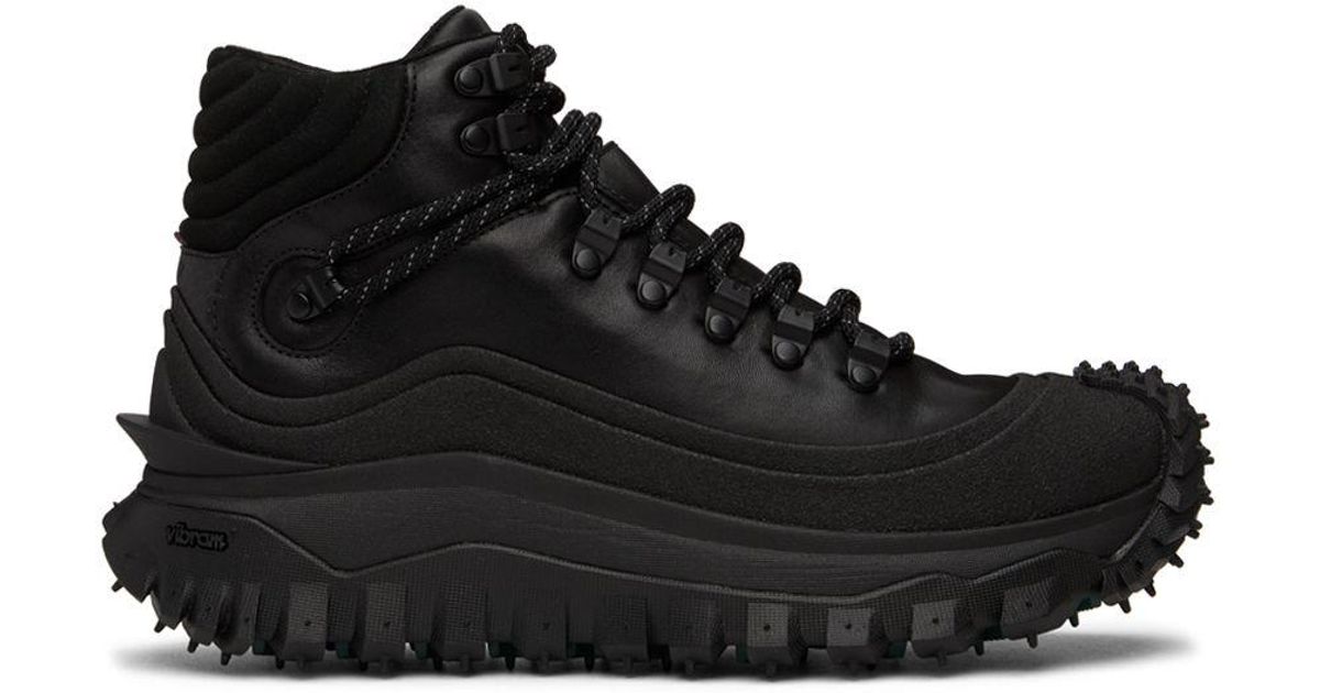 Moncler Trailgrip Gtx High Sneakers in Black for Men | Lyst