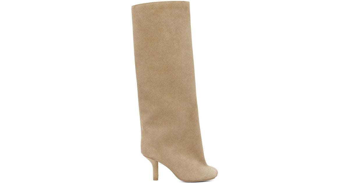 MM6 by Maison Martin Margiela Anatomic Slip-on Suede Boots MM6 by Maison Martin Margiela Anatomic Slip-on Suede Boots