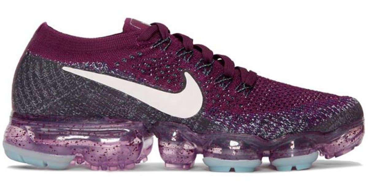vapormax women burgundy