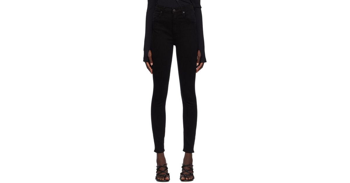 Citizens of Humanity Black Chrissy Jeans | Lyst