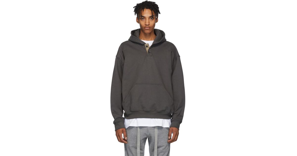 Fear of god everyday henley hoodie new arrivals