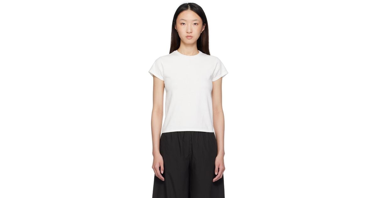 The Row オフホワイト Tori Tシャツ ブラック | Lyst