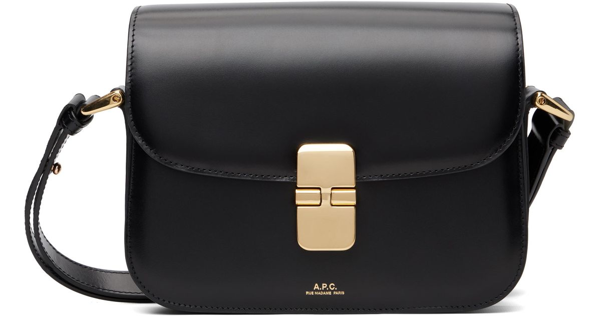 A.P.C. Grace Small Bag in Black | Lyst UK