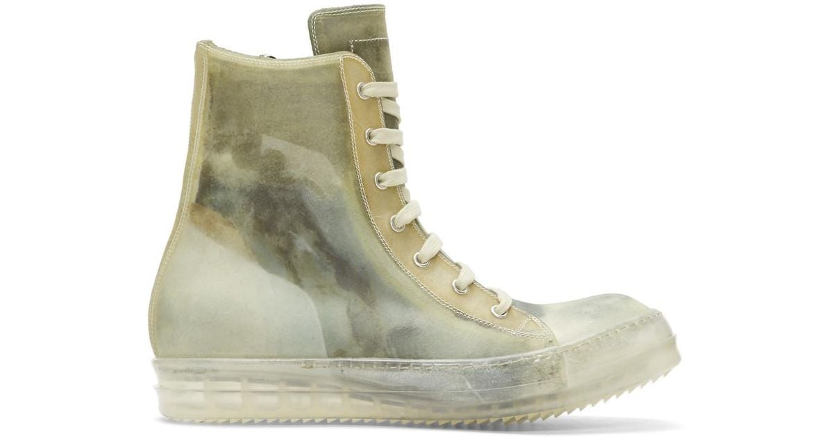 Rick Owens Leather Green And 