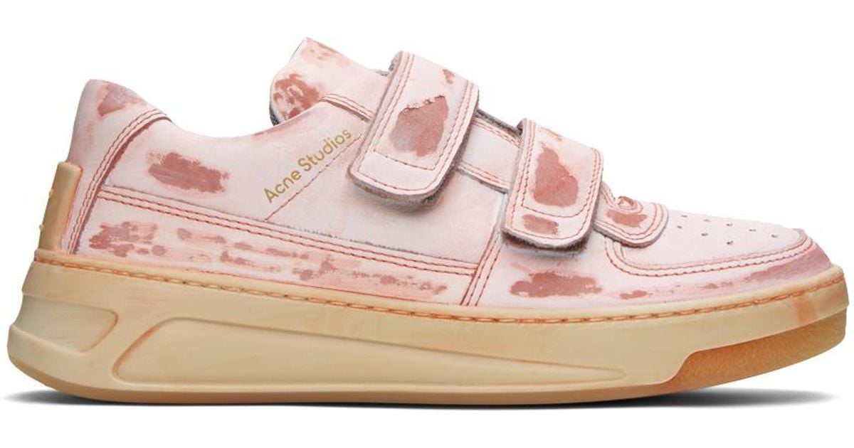 Acne shop sneakers pink