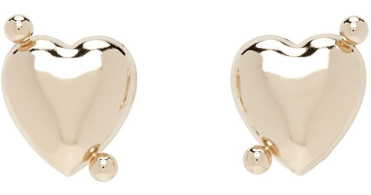 Justine Clenquet Black Ssense Exclusive Sasha Earrings