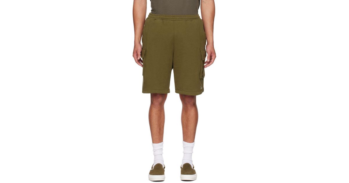 Dime Khaki Heavy Cargo Shorts in Green for Men | Lyst